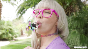 Deviant nerd teen heart-stopping sex clip