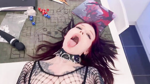 POV horny sex with Goth Girl