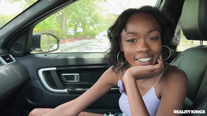 Lustful black teen Mila Mars memorable adult clip