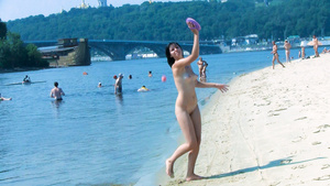 An adorable nudist girls