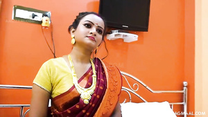 Indian beauty impassioned sex scene