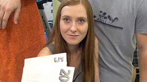 HUNT4K. Guy paid money to get access into young babe's...