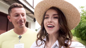 Lustful teen pornstar Eden Ivy outdoor sex video