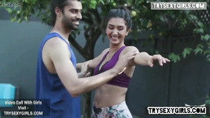 Yoga Experience Teacher And Indian Student Lovemaking Video