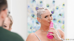 Alluring mature bombshells exciting porn clip