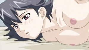 Nasty big-bosomed anime cutie gets her tight twat had sex