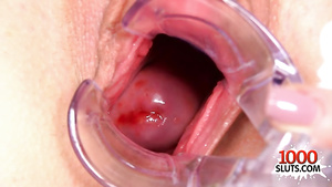 Natural fun bags nurse gaping with ejaculation