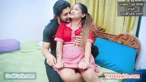 Indian School Girlfriend And Boyfriend Bunk Romantic Intercourse In HotelRoom - Sucking cock