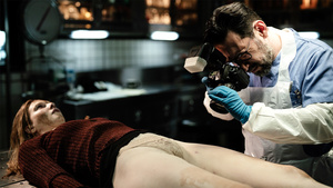 Coroner pounds petite mature in his dreams