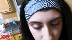 The Flourish XXX - Angeline Red the step daughter stripper - Cock sucking