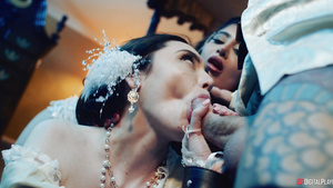 Saucy pornstars breathtaking sex video