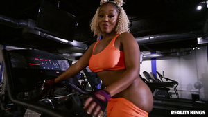 Jmac's Intense Gym Passion with Blonde Black Heat