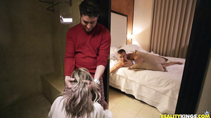 Brittany Benz's Steamy Hotel Encounter with Blonde Heat