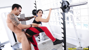 Alex Legend Sweats it Out in Gym Intensity