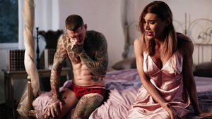 Angry Russian mom punishes cheating BF