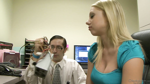 Forbidden Office Heat with John Henry's Blonde Charm