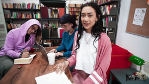 Katie Cai's Dormroom Passion Ignites Interracial Heat