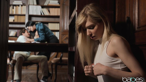 Marykate Moss' Library Whisper Ignites Wild Threesome Bliss