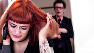 Kylie Kay's Wild Office Affair Ignites Redhead Passion