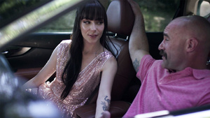 Stepdad rails stepsons young girl GF outdoors