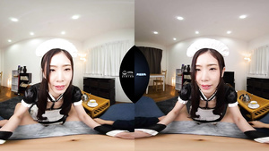Japanese horny maid VR video