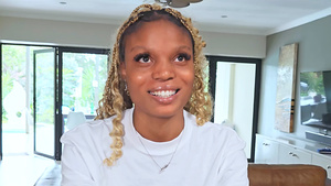 African blondie ebony model on casting