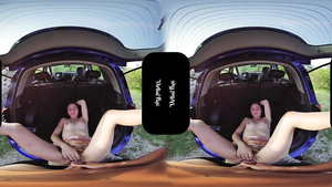 Leggy girl hot VR porn video