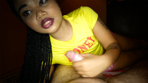 Bubble arse Thai cutie happy end massage