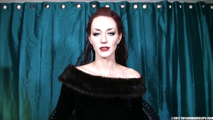 Femdom Bum worship: big booty redhead domina MILF solo