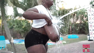 Big black boobs fetish video