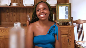 Ebony 18 years old from Africa made love on video