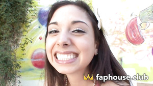 Interview with a Horny Super-Tempting Black-Haired Young babe