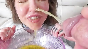Eden Ivy Gets Pissed On Creampie