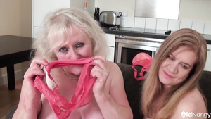 Fluffy Mom Lesbian Licking Vagina And Toy Fun