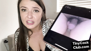 Bigtitted whore commentig small dicks pic