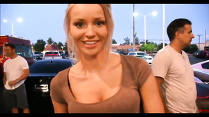 I've watched sexy blonde at party! Check out what she did on her own!