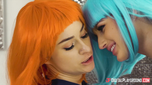 Lustful lesbies breathtaking adult movie