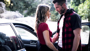 Stranded blond hair babe mature fucks hung stranger