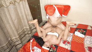 Desi Arousing Santa Gives Xmas Special Shagging
