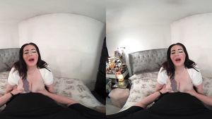 Gorgeous BBW VR exciting porn video