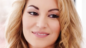 Blonde Romantic Passion Ignites in Hotel Threesome Fetish Heat
